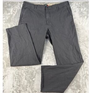 Dockers Pants Mens 40x32‎ Straight Fit Charcoal Grey WaterLess EUC
